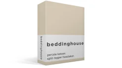 percale katoen split-topper hoeslaken