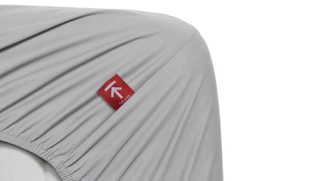 percale katoen split-topper hoeslaken