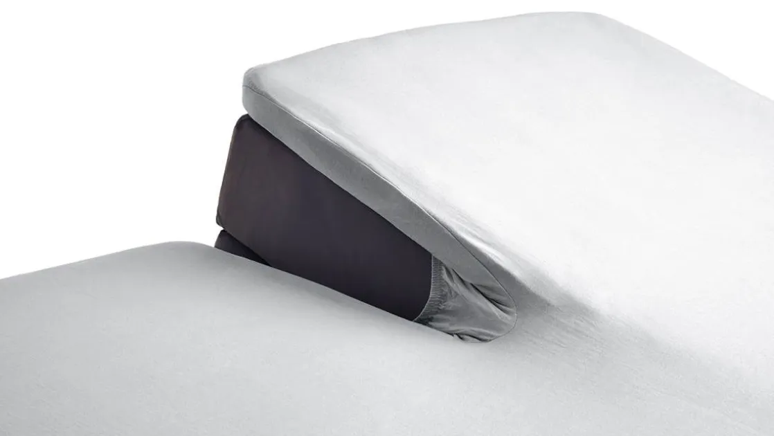 percale katoen split-topper hoeslaken