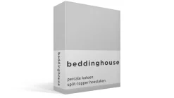 percale katoen split-topper hoeslaken