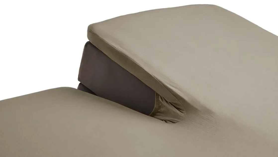 percale katoen split-topper hoeslaken