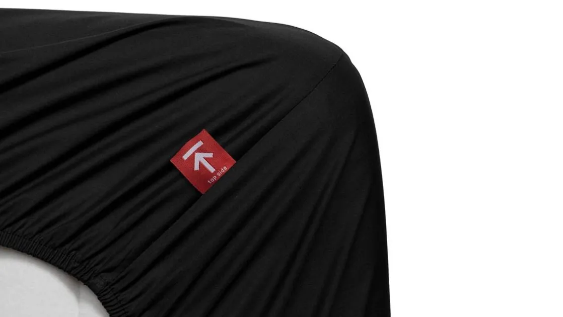 percale katoen split-topper hoeslaken