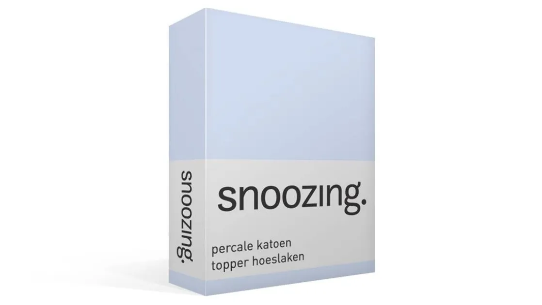 percale katoen topper hoeslaken