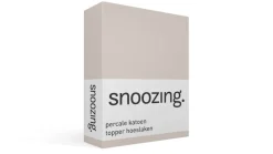 percale katoen topper hoeslaken