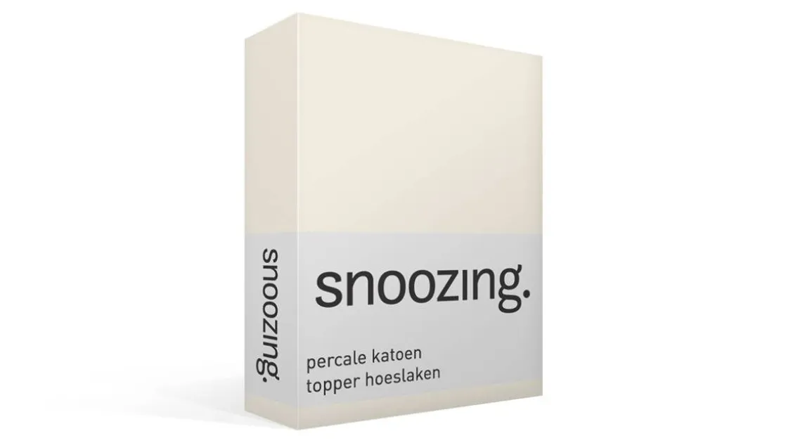 percale katoen topper hoeslaken