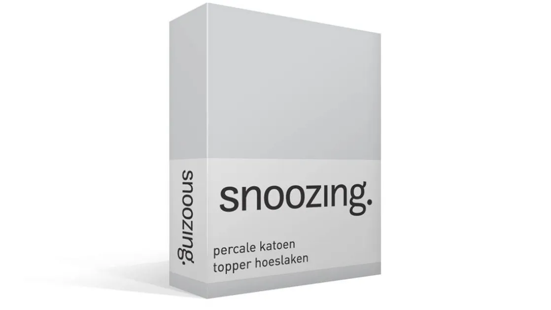 percale katoen topper hoeslaken