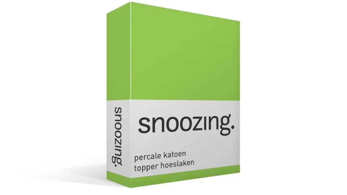 percale katoen topper hoeslaken