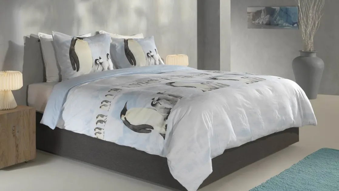 Pingu flanel dekbedovertrek