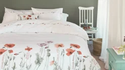 Poppies flanel dekbedovertrek