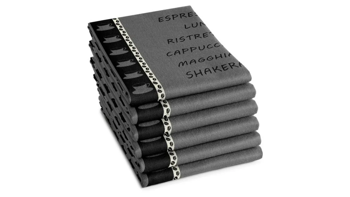 Ristretto theedoek (set van 6)