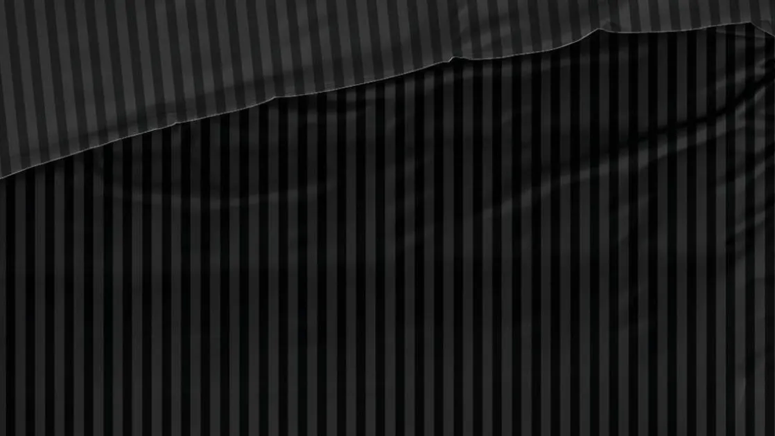 Satijnstreep dekbedovertrek