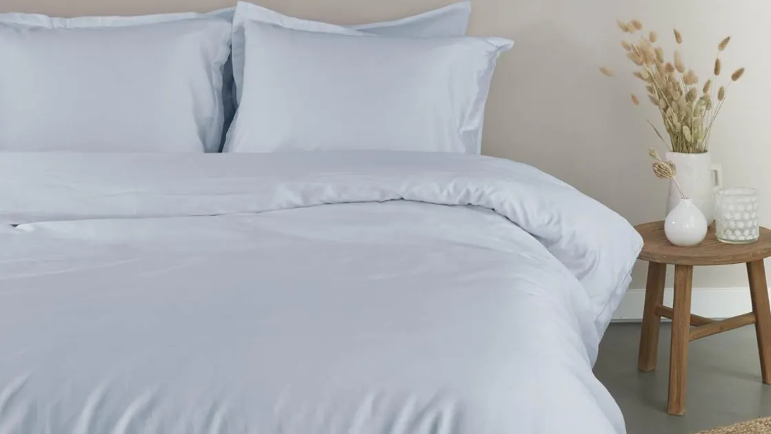 Satin Uni dekbedovertrek