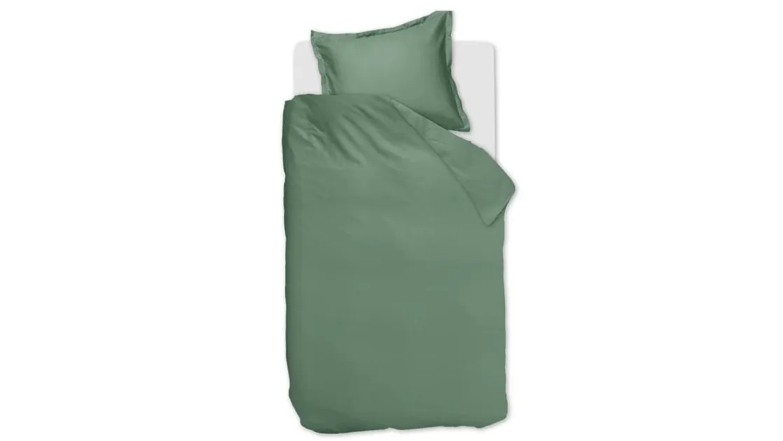 Satin Uni dekbedovertrek