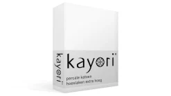 Shizu percale katoen hoeslaken extra hoog