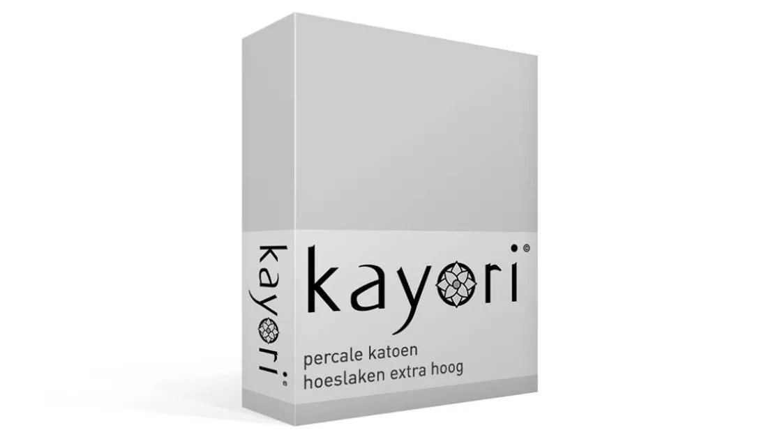 Shizu percale katoen hoeslaken extra hoog