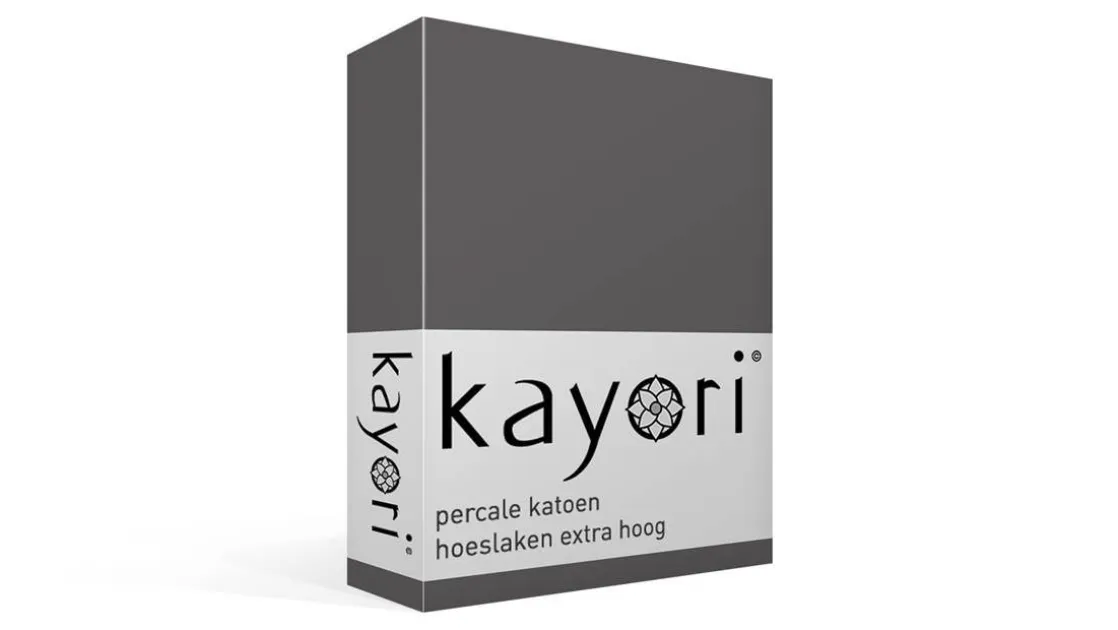 Shizu percale katoen hoeslaken extra hoog