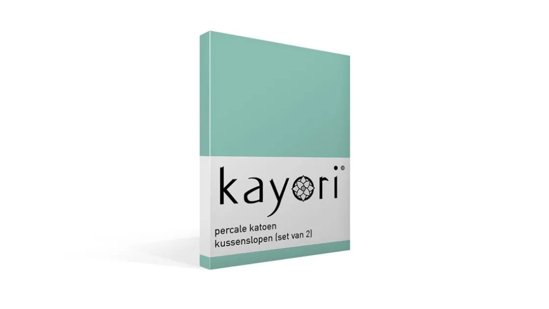 Shizu percale katoen kussenslopen (set van 2)