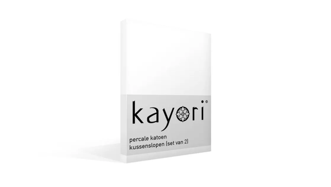 Shizu percale katoen kussenslopen (set van 2)