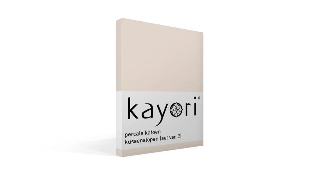 Shizu percale katoen kussenslopen (set van 2)