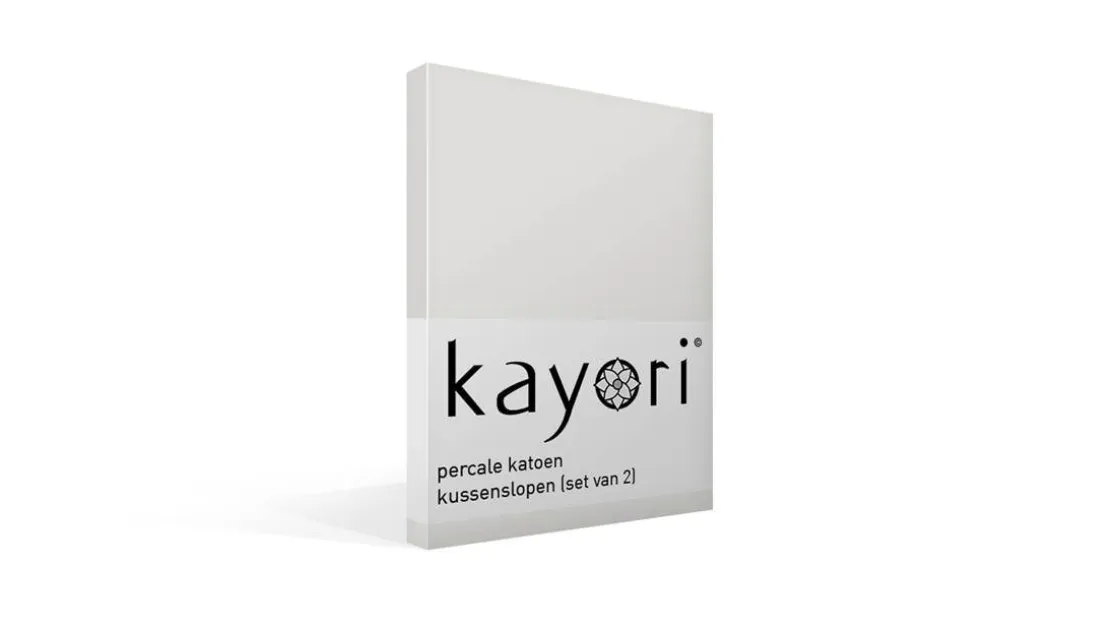 Shizu percale katoen kussenslopen (set van 2)