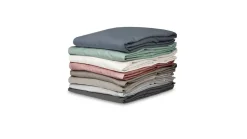 Shizu percale katoen split-topper hoeslaken