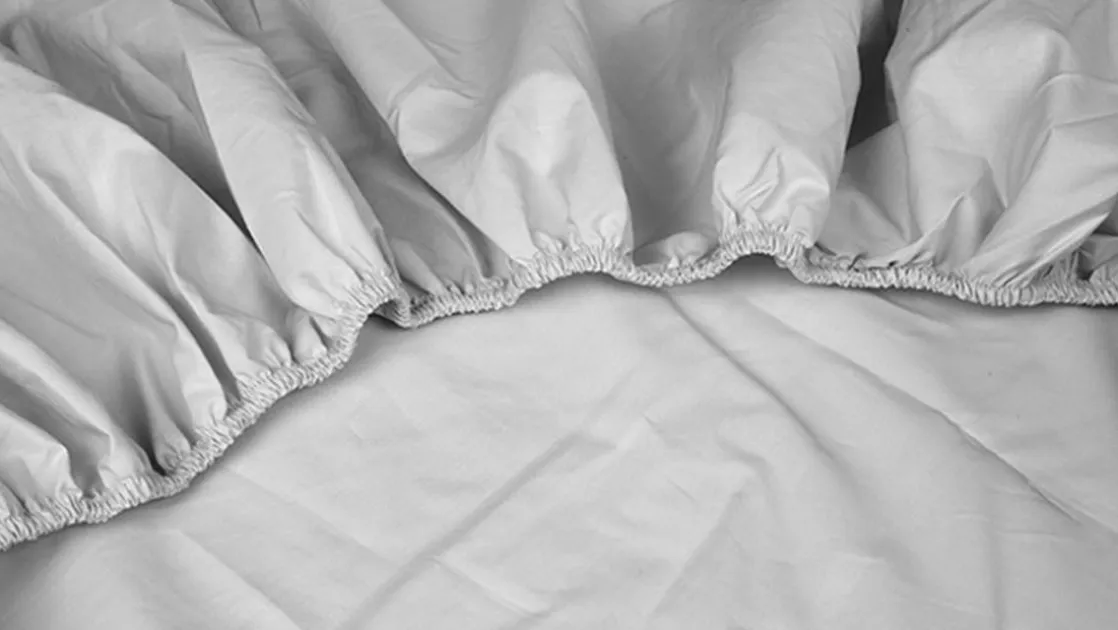 Shizu percale katoen split-topper hoeslaken