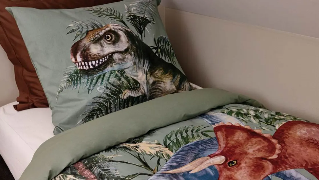 Stegosaurus flanel dekbedovertrek