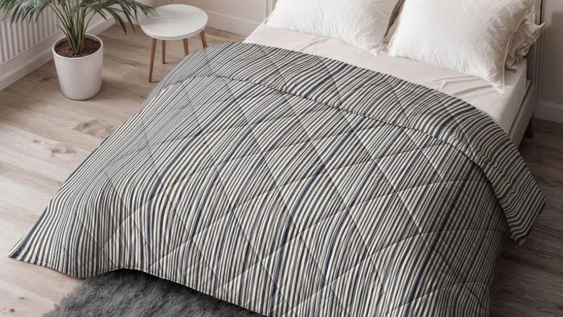 Stripy wasbaar dekbed