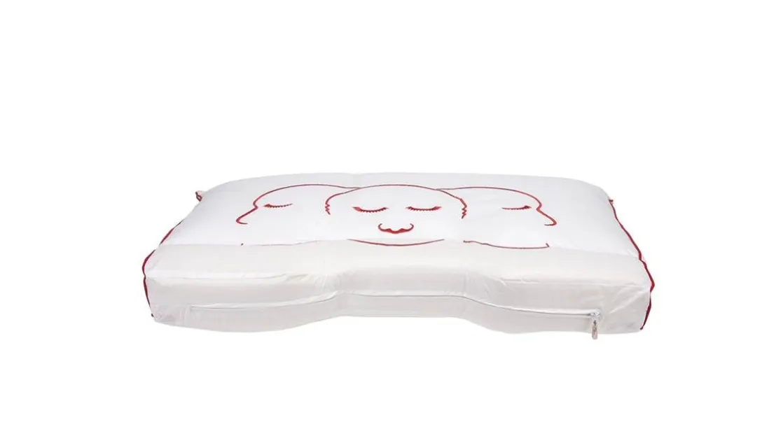 Support Rood synthetisch extra zacht hoofdkussen