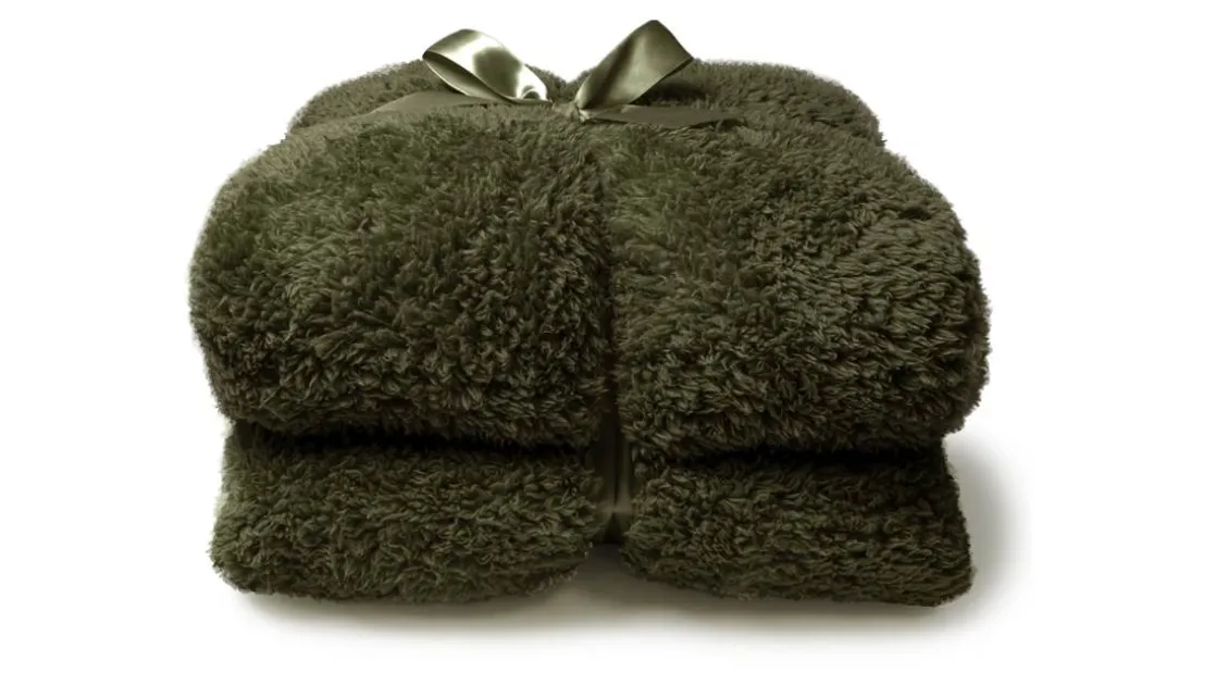 Teddy fleece plaid