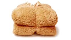 Teddy fleece plaid