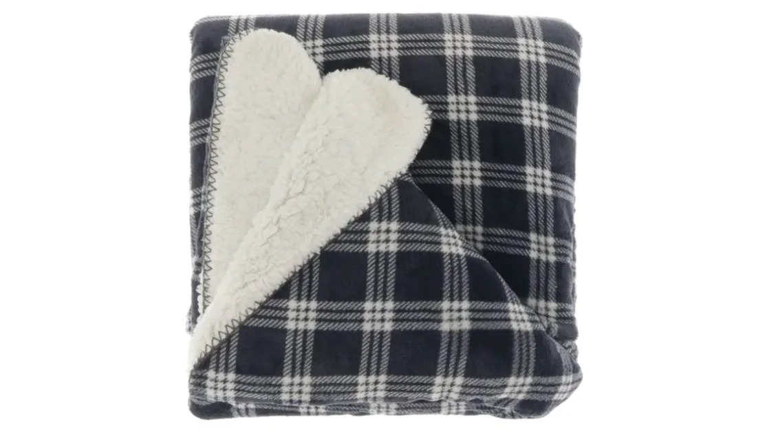 Teo fleece plaid