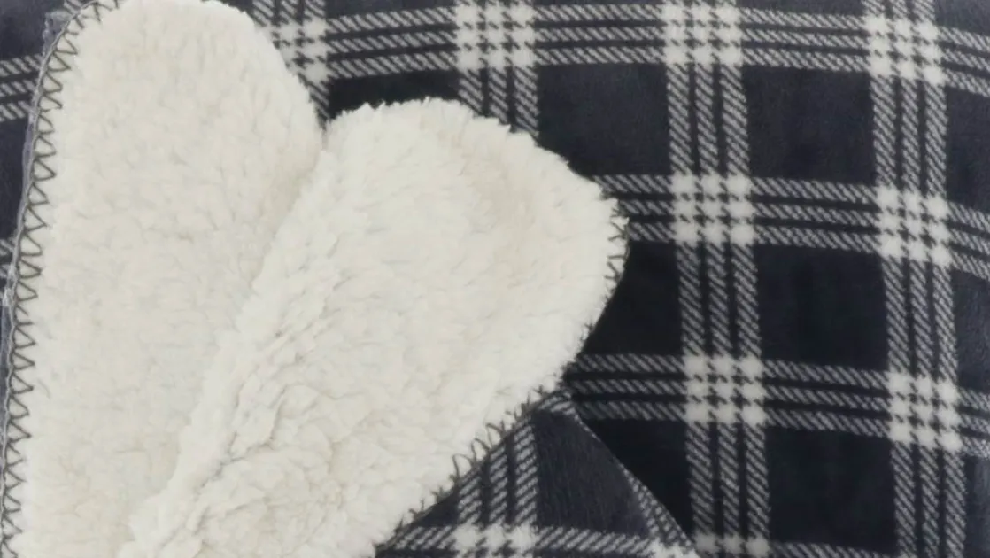 Teo fleece plaid
