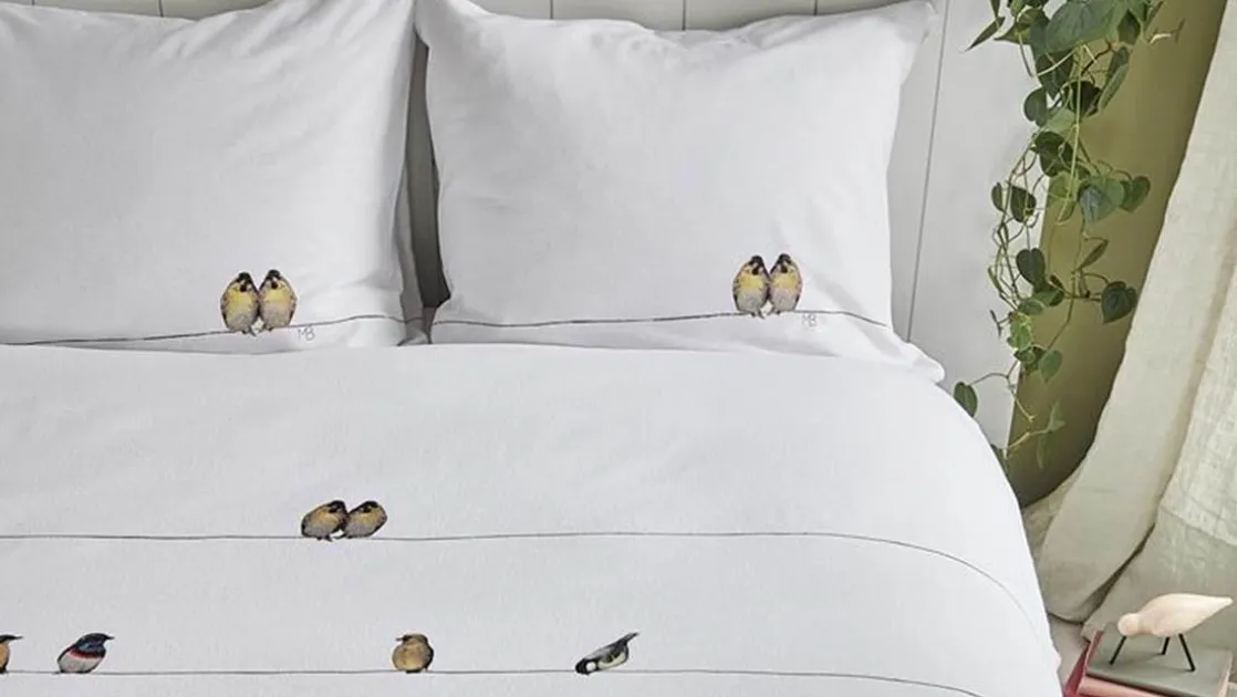 Tweet flanel dekbedovertrek