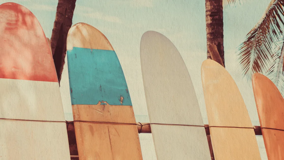 Vintage Surf strandlaken
